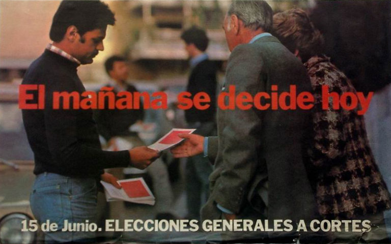 Cartel de las elecciones generales de 1977