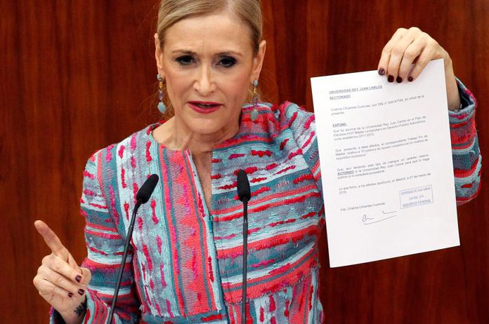 Cifuentes y el master de alto riesgo