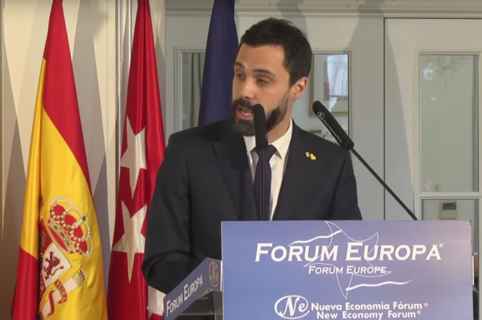 Roger Torrent en el Forum Europa