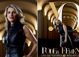 Yolanda Díaz, protagonista de la portada de la revista Yo Dona