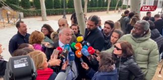 El abogado de HazteOir comparece ante los medios tras la comparencia judicial de Aldama