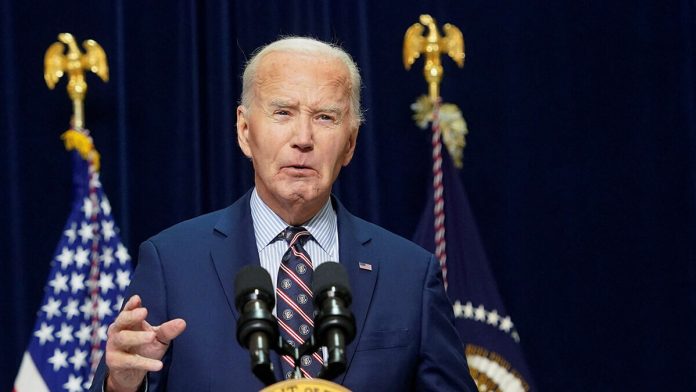 El presidente de Estados Unidos, Joe Biden, en una rueda de prensa | REUTERS/KEN CEDENO 