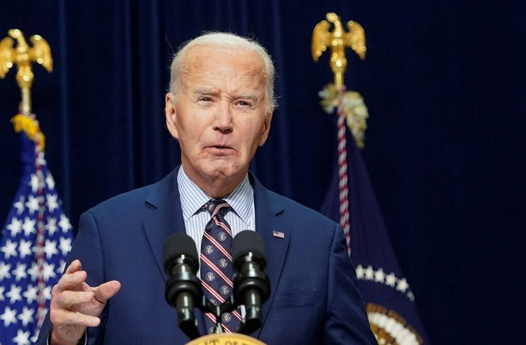 El presidente de Estados Unidos, Joe Biden, en una rueda de prensa | REUTERS/KEN CEDENO 