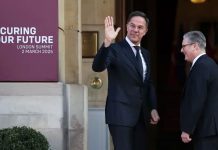 Rutte y Starmer, en la reunión de Londres. | EUROPA PRESS